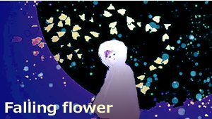 Falling flower